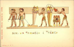 In A Tomb At Thebes Postcard