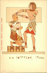 A Hairdresser Postcard