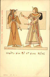 Clothes Of A King And Queen Postcard