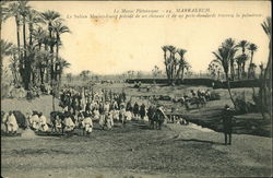 A Sultan And His Retinue In Marrakech Postcard