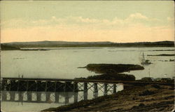 Gatun Lake at Head of Spillway Postcard