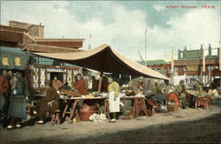 Street Vendors Beijing, China Postcard Postcard