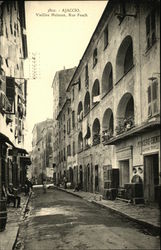 Rue Fesch - Old Houses Postcard