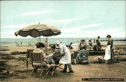 On The Beach, The Tour of Pastries Berck, France Postcard Postcard