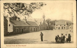 Village from the Churchyard Postcard