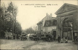 Ambulance Américaine - La Porte d'Entrée Postcard