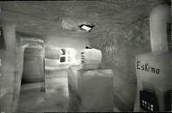 Keller im Eispalast Postcard