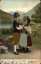 Bernese Costume Postcard