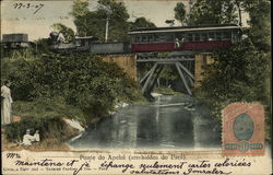 Ponte do Apehu - Railway Bridge Brazil Postcard Postcard