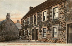 Birthplace of Alexander Serkirk - the original of Robinson Crusoe - Largo Postcard