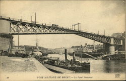 Port Militare de Brest - Le Pont National Postcard