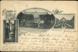 Gruss aus Flora Postcard