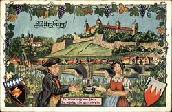 Wurzburg Germany Postcard Postcard