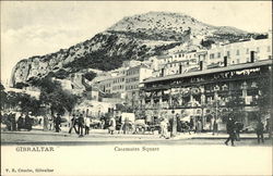 Casemates Square Gibraltar, Gibraltar Spain Postcard Postcard