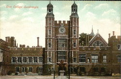 Eton College Quadrangle Windsor, England Berkshire Postcard Postcard