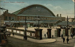 Central Station Manchester, England Greater Manchester Postcard Postcard