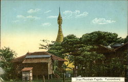 Shwe Phonbwin Pagoda Puzoondoung (Pazundaung), Burma (Myanmar) Southeast Asia Postcard Postcard
