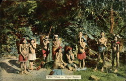 Wild Tribes - Upper Burma Postcard
