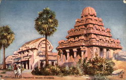 Madras Seven Pagodas Postcard