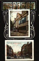 Greetings from Derby / The Mayors Parlour / St Peters Street Postcard