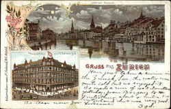 Gruss Aus Zurich Postcard