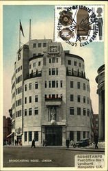 Broadcasting House London, England Maximum Cards Postcard Postcard