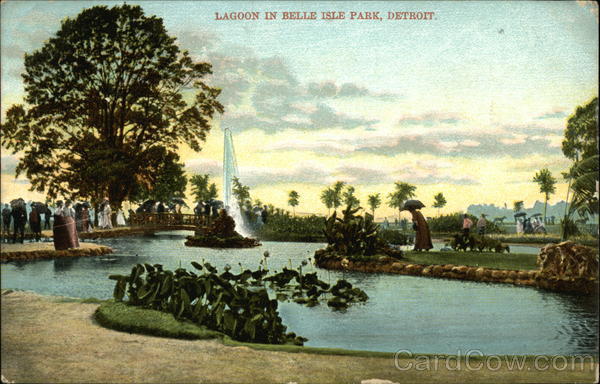 Lagoon in Belle Isle Park Detroit Michigan