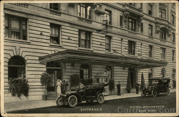 Entrance, Hotel Woodstock, New York