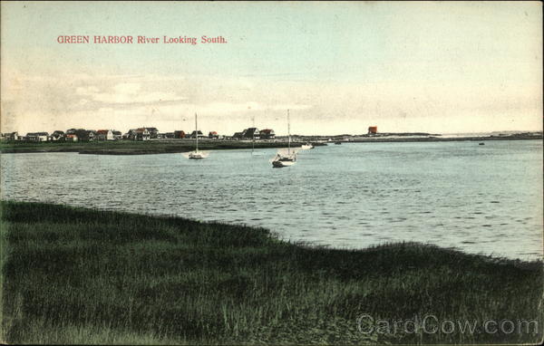Green Harbor River Looking South Marshfield Massachusetts