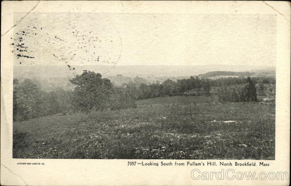 Looking South from Fullam's Hill North Brookfield Massachusetts