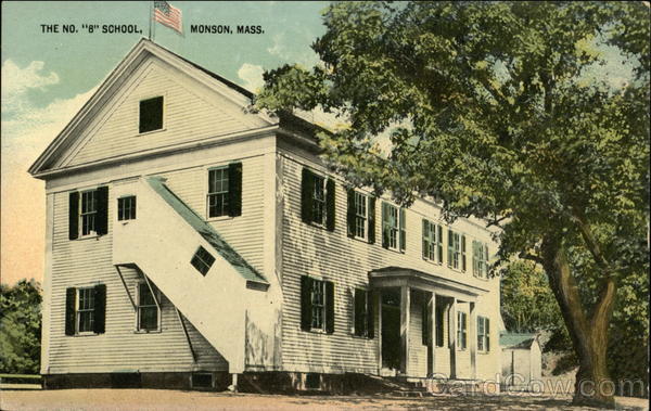 The No. 8 School Monson Massachusetts