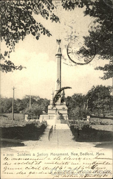 Soldiers & Sailors Monument New Bedford Massachusetts