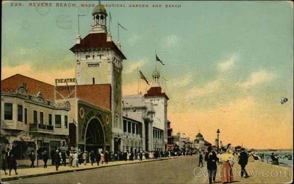 Nautical Gardens and Beach Revere Beach Massachusetts