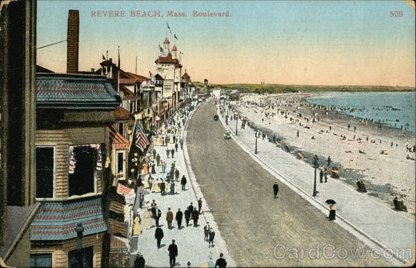 Boulevard and Beach Revere Beach Massachusetts