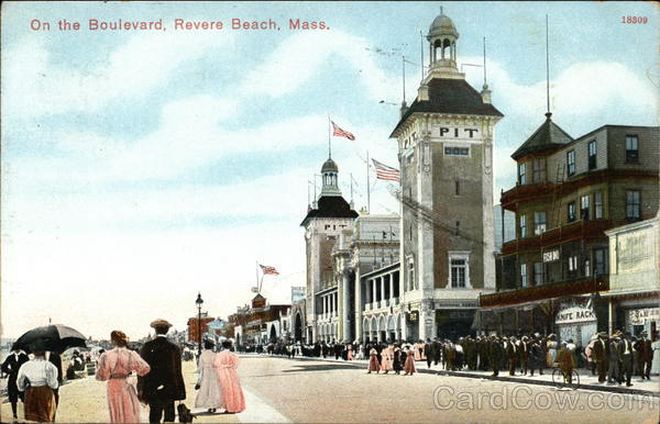 On the Boulevard Revere Beach Massachusetts