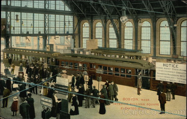 Sullivan Square Elevated Station - Interior Boston Massachusetts