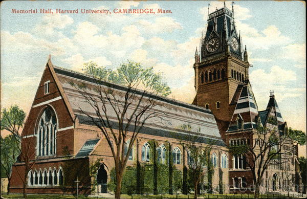 Memorial Hall, Harvard University Cambridge Massachusetts