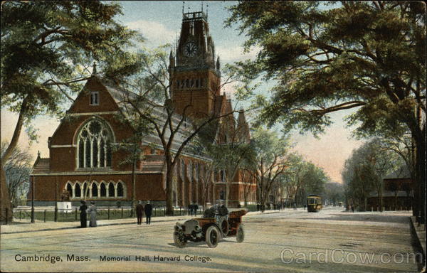 Memorial Hall, Harvard College Cambridge Massachusetts