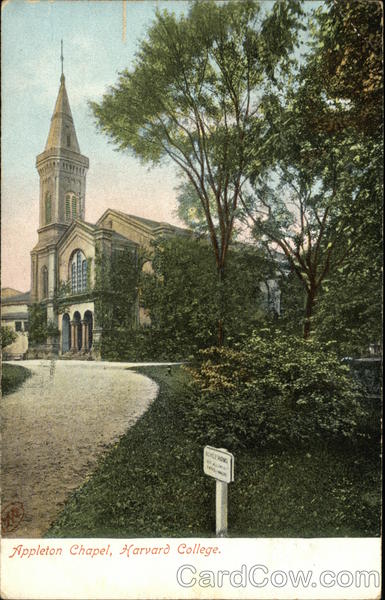 Appleton Chapel, Harvard College Cambridge Massachusetts
