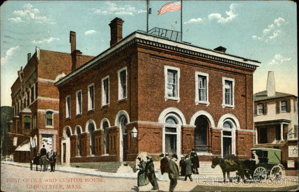 Post Office and Custom House Gloucester Massachusetts