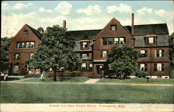 Crocker Hall State Normal School Framingham Massachusetts