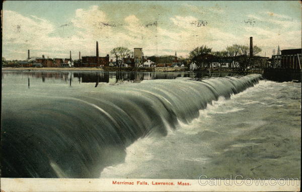 Merrimac Falls Lawrence Massachusetts