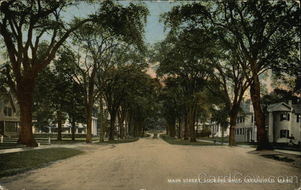 Main Street, Looking East Greenfield Massachusetts