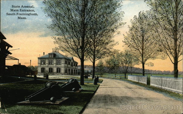 State Arsenal, Main Entrance Framingham Massachusetts