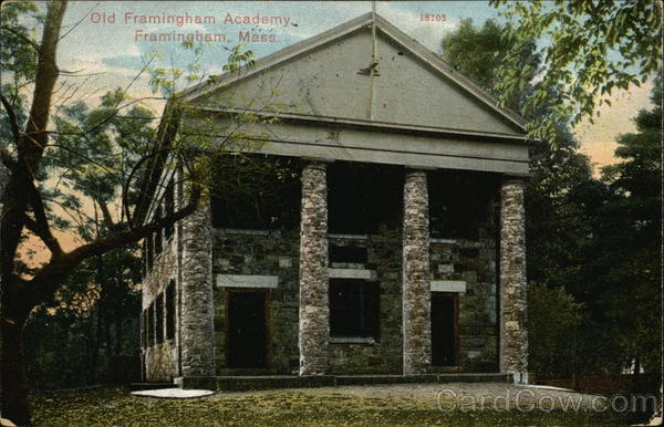 Old Framington Academy Framingham Massachusetts
