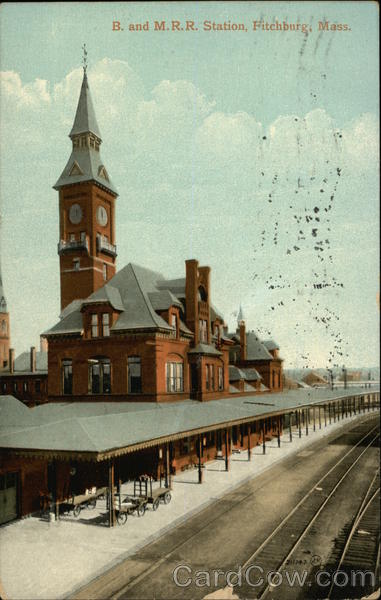 B. and M. R. R. Station Fitchburg Massachusetts