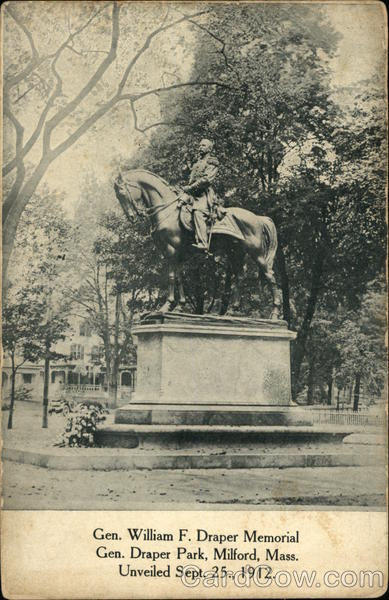 Gen. William F. Draper Memorial Milford Massachusetts