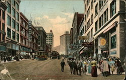 Second Avenue North from Union Street Postcard