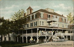Ocean View House, Salem Willows Massachusetts Postcard Postcard