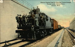 Electric Engine Postcard
